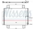 NISSENS Kondenzátor klimatizace NIS 940560, 940560