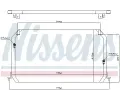 NISSENS Kondenztor - klimatizace NIS 94056, 94056
