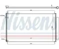 NISSENS Kondenz�tor klimatizace NIS 940609, 940609