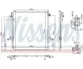 NISSENS Kondenztor klimatizace NIS 940610, 940610
