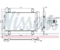 NISSENS Kondenztor klimatizace NIS 940635, 940635