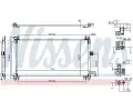 NISSENS Kondenztor klimatizace NIS 940656, 940656