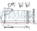 NISSENS Kondenztor klimatizace NIS 940657, 940657