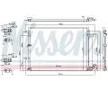 NISSENS Kondenztor klimatizace NIS 940675, 940675