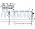 NISSENS Kondenztor klimatizace NIS 940677, 940677