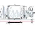NISSENS Kondenztor klimatizace ** FIRST FIT ** NIS 940679, 940679