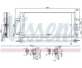 NISSENS Kondenztor klimatizace NIS 940686, 940686