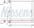NISSENS Kondenztor klimatizace NIS 940703, 940703