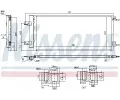 NISSENS Kondenztor klimatizace NIS 940734, 940734
