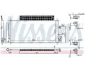 NISSENS Kondenztor klimatizace NIS 940737, 940737