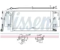 NISSENS Kondenztor klimatizace NIS 940752, 940752