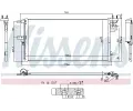 NISSENS Kondenztor klimatizace NIS 940764, 940764