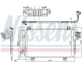 Kondenztor klimatizace NISSENS ‐ NIS 940775