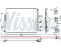 NISSENS Kondenzátor klimatizace ** FIRST FIT ** NIS 940832, 940832