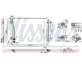 NISSENS Kondenztor klimatizace NIS 940864, 940864