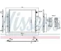 NISSENS Kondenztor klimatizace ** FIRST FIT ** NIS 940893, 940893