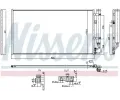 NISSENS Kondenztor klimatizace ** FIRST FIT ** NIS 940900, 940900