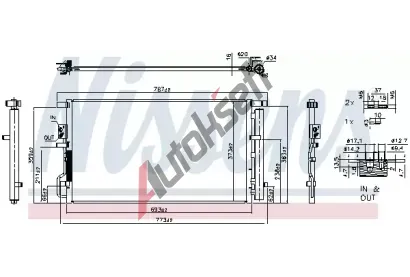NISSENS Kondenztor klimatizace ** FIRST FIT ** NIS 940939, 940939