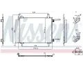 NISSENS Kondenztor klimatizace ** FIRST FIT ** NIS 940946, 940946