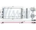 NISSENS Kondenz�tor klimatizace ** FIRST FIT ** NIS 940981, 940981