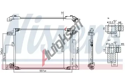 NISSENS Kondenztor klimatizace ** FIRST FIT ** NIS 941001, 941001