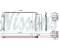 NISSENS Kondenz�tor klimatizace ** FIRST FIT ** NIS 941014, 941014