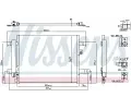 NISSENS Kondenztor klimatizace ** FIRST FIT ** NIS 941044, 941044