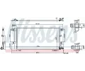 NISSENS Kondenztor klimatizace NIS 941076, 941076