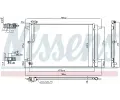 NISSENS Kondenztor klimatizace NIS 941077, 941077