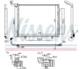 NISSENS Kondenztor klimatizace ** FIRST FIT ** NIS 941093, 941093