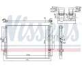NISSENS Kondenztor klimatizace NIS 941133, 941133