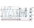 NISSENS Kondenztor klimatizace NIS 941150, 941150