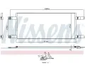 NISSENS Kondenz�tor klimatizace NIS 941155, 941155
