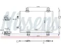 NISSENS Kondenztor klimatizace ** FIRST FIT ** NIS 941174, 941174