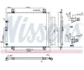 NISSENS Kondenztor klimatizace ** FIRST FIT ** NIS 941189, 941189