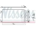 Kondenztor klimatizace NISSENS ‐ NIS 941284
