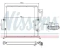 NISSENS Kondenztor - klimatizace NIS 94157, 94157