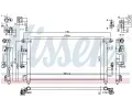 NISSENS Kondenztor klimatizace NIS 94184, 94184