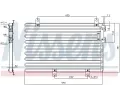 NISSENS Kondenztor klimatizace NIS 94208, 94208