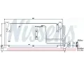 NISSENS Kondenztor - klimatizace NIS 94228, 94228