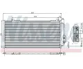 NISSENS Kondenztor - klimatizace NIS 94255, 94255