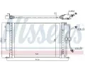 NISSENS Kondenztor - klimatizace NIS 94277, 94277