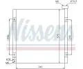 NISSENS Kondenztor - klimatizace NIS 94290, 94290