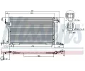 NISSENS Kondenztor - klimatizace NIS 94313, 94313