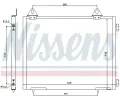 NISSENS Kondenztor klimatizace NIS 94327, 94327