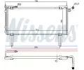 NISSENS Kondenztor klimatizace NIS 94351, 94351