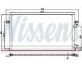 NISSENS Kondenztor - klimatizace NIS 94386, 94386