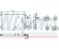 NISSENS Kondenz�tor klimatizace NIS 94424, 94424