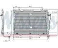 NISSENS Kondenztor - klimatizace NIS 94426, 94426
