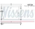 NISSENS Kondenztor - klimatizace NIS 94428, 94428
